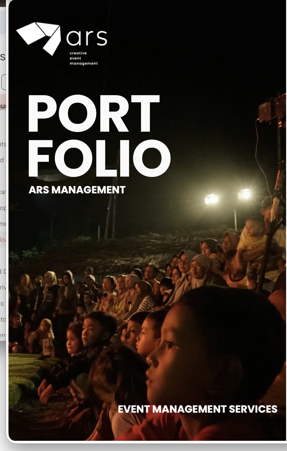 Sampul portofolio event