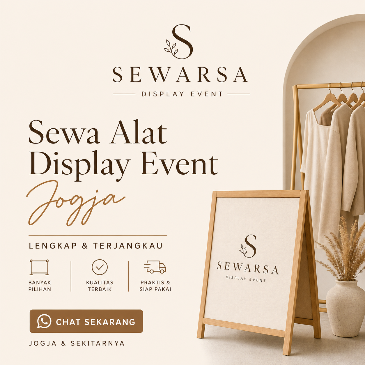Sewa Alat Display Event Jogja Lengkap & Terjangkau