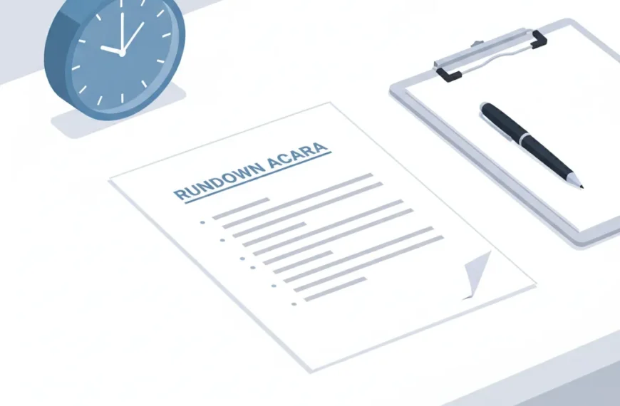 Cara Membuat Rundown Acara Formal dan Non-formal yang Profesional